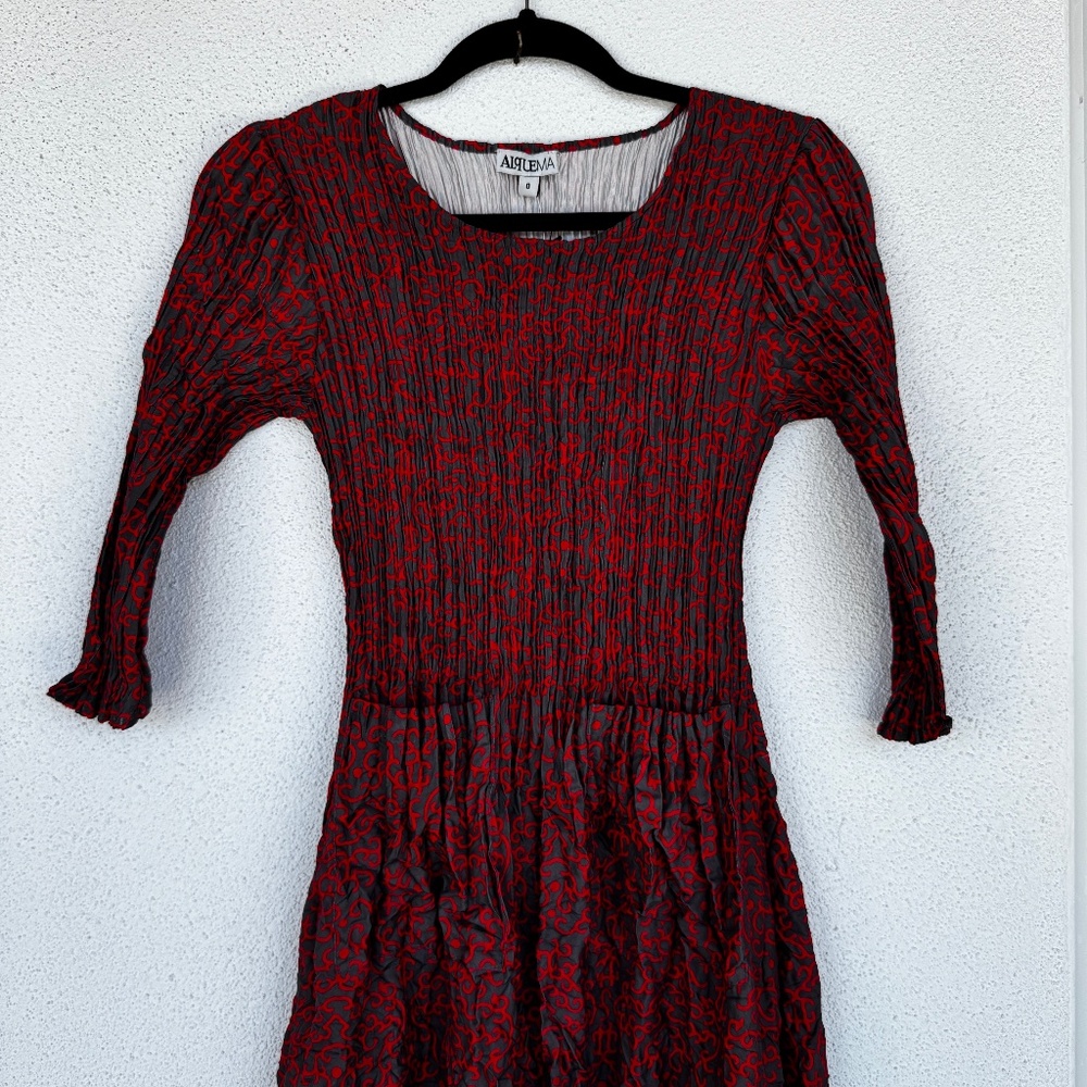 Alquema 3/4 Sleeve Smash Pocket Dress - US 2-6 Handmade